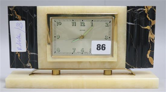 An Art Deco clock